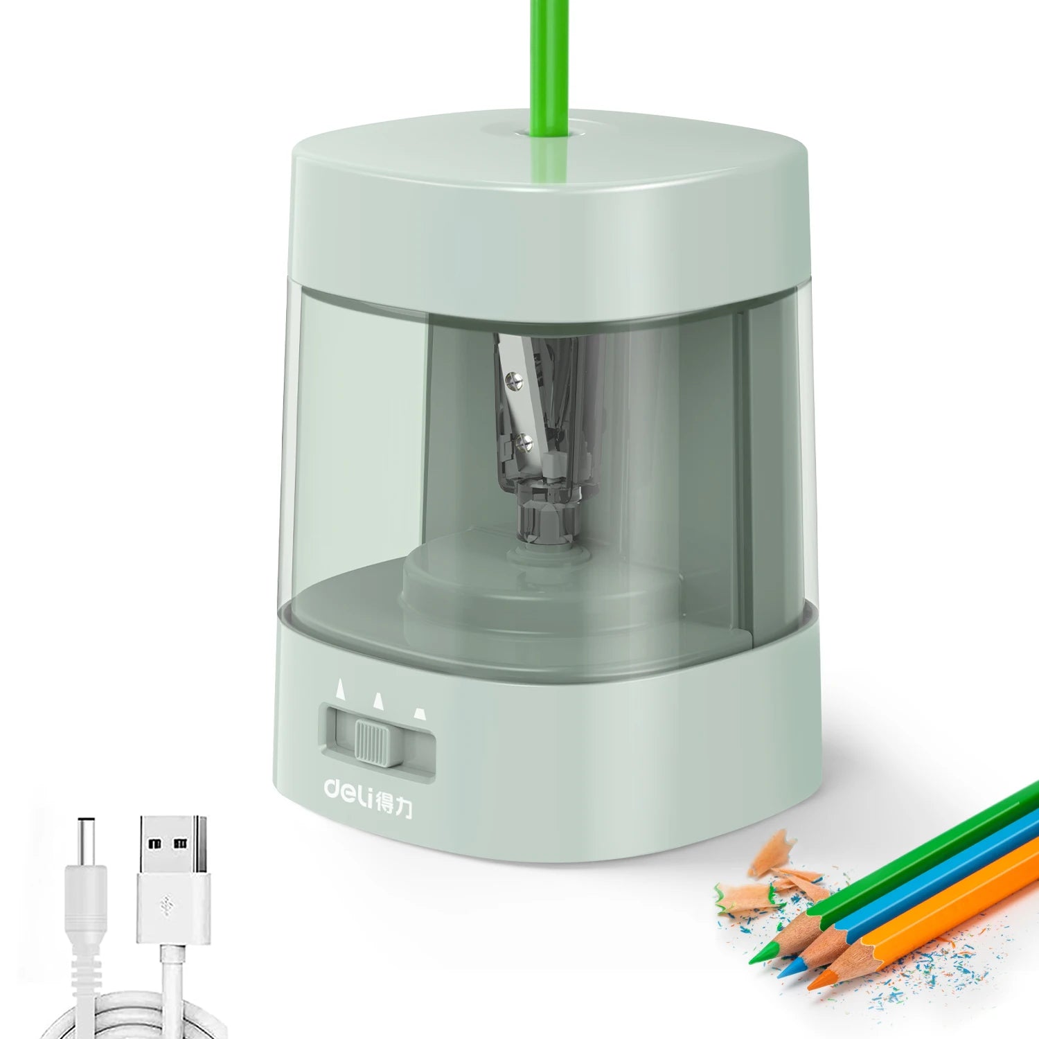 Deli Electric & Battery Pencil Sharpener.