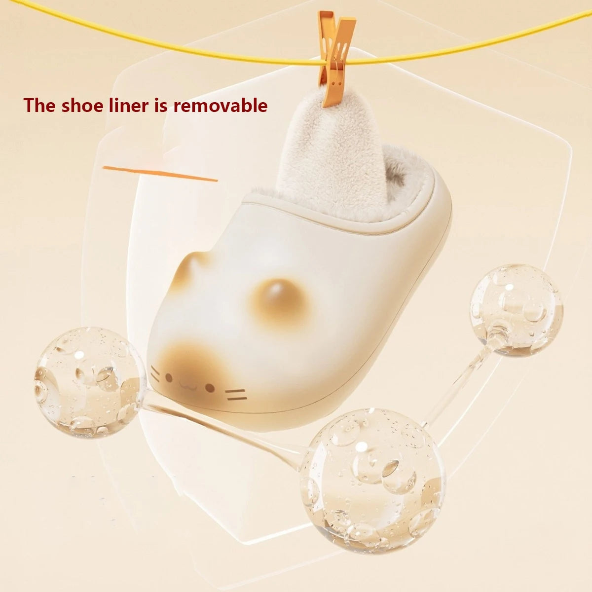 Waterpoof eva cat slippers with paw bottom outdoor garden.