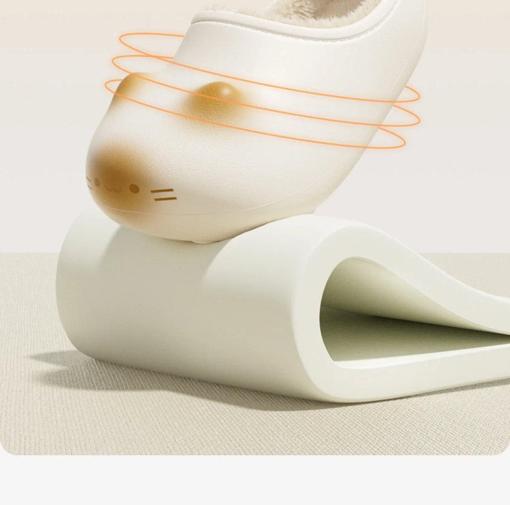 Waterpoof eva cat slippers with paw bottom outdoor garden.