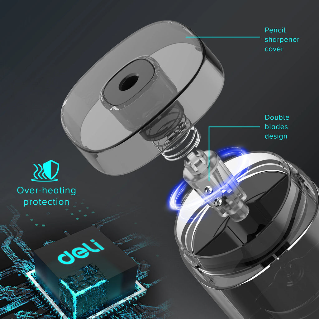 Deli Electric & Battery Pencil Sharpener.